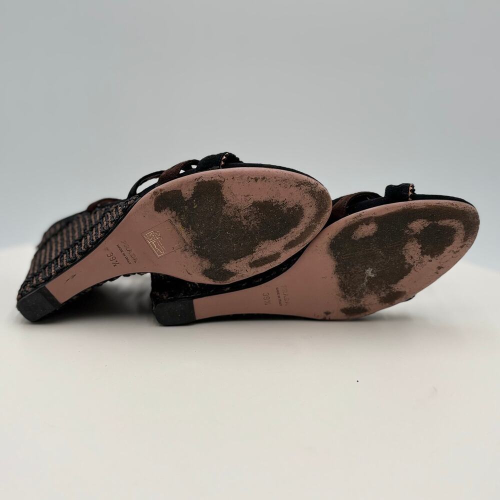 Authenticated Prada Wedge Sandal - Picture 7 of 9